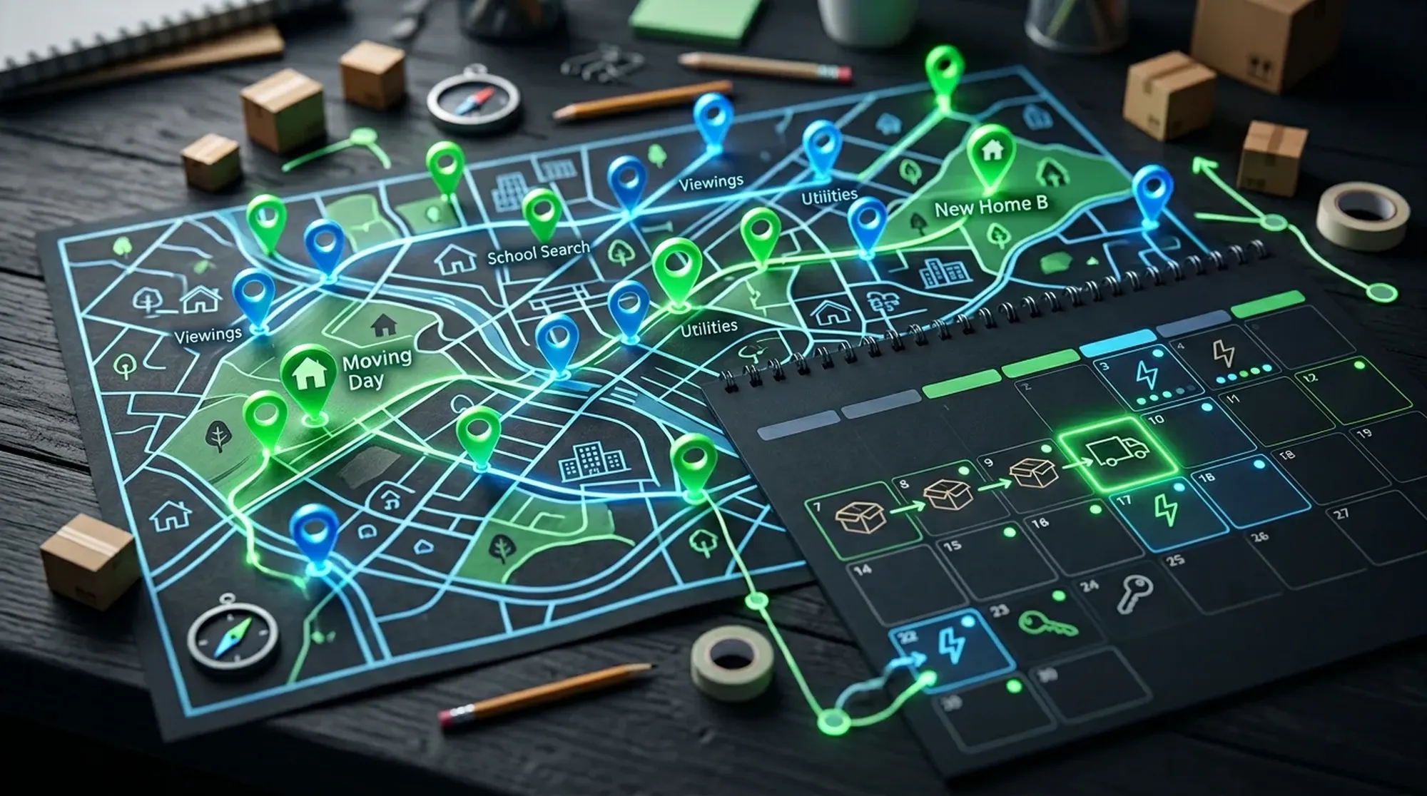 Wizualizacja tematu zmiany adresu w dokumentacji ubezpieczenia